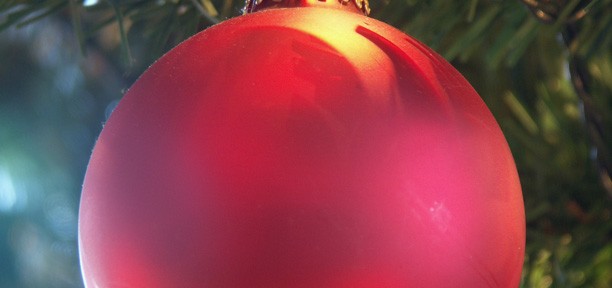 Red christmas ball